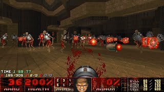 Doom II: Sunder - Map 02 (The Burrows) UV-Max in 3:07 [TAS]