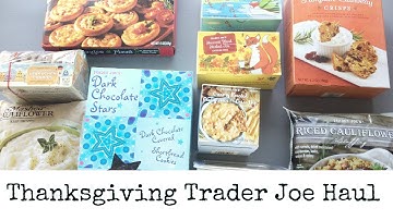 Trader Joes Thanksgiving Haul
