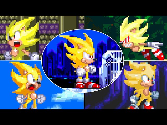 Fleetway Super Sonic VS Sudoku Sonic.exe ~ Sonic 3 A.I.R. mods ~ Gameplay 