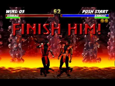 Ultimate Mortal Kombat 3 Ermac Master Ii Arcade Playthrough Youtube