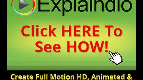 Explaindio Video Creator Review And Training
