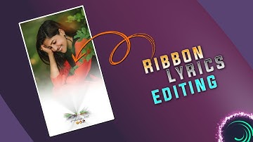 How To Make Ribbon Lyrics Status Video | Lyrics Status Video Kaise Banaye alight motion Se