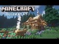 Minecraft Relaxing Longplay - Peaceful Adventure, Building a Cozy Log Cabin (No Commentary)
