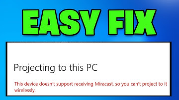 How To Fix Miracast Not Supported on This Device Issue - NEW 2025✅