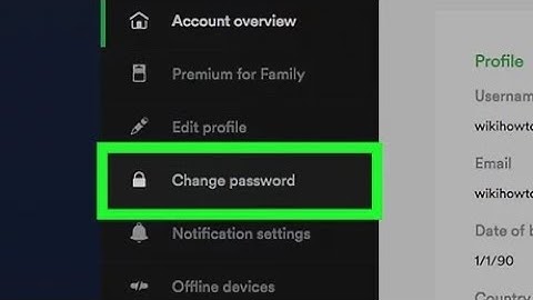 How to Change Spotify Account Password on PC?