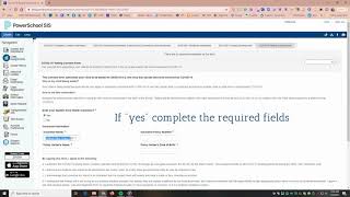 PowerSchool Parent: COVID:19 Testing Consent Form