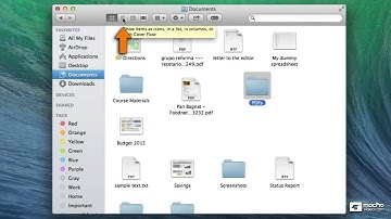 OS X Mavericks 101: Getting to Know Mavericks  - 16. View Modes in Finder Windows