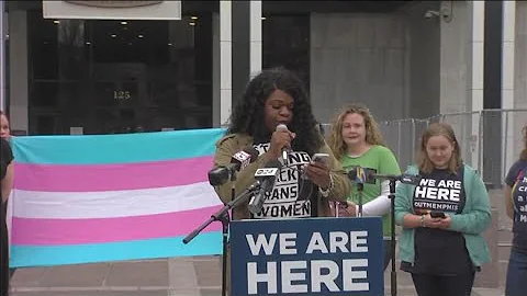 Memphians rally against anti-LGBTQ laws being passed in the Tennessee General Assembly