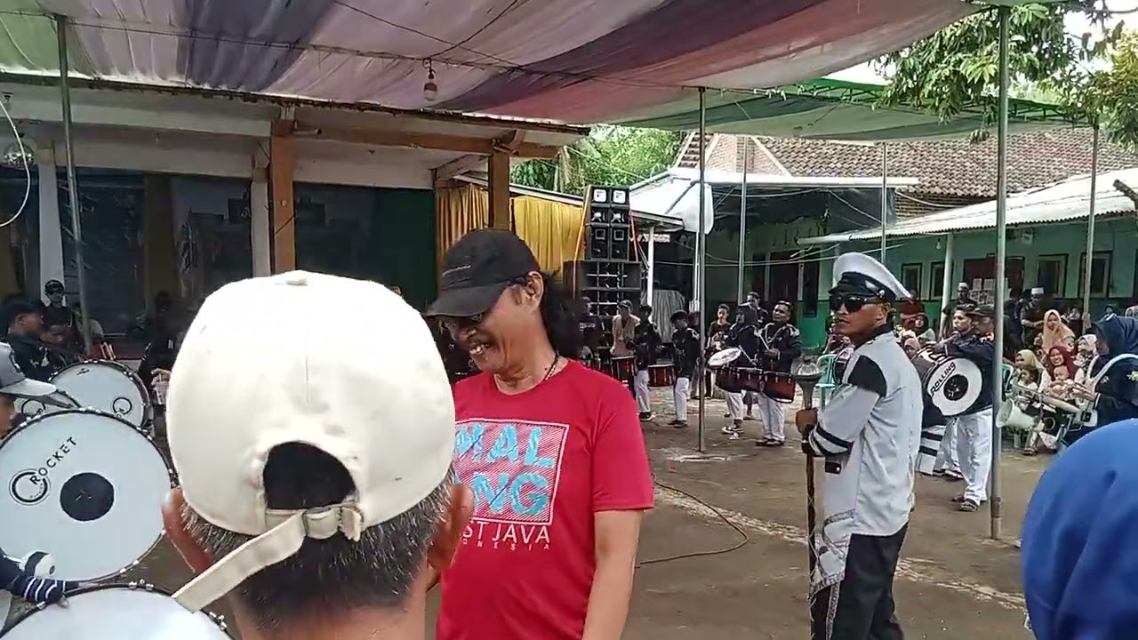 Kedatangan drumband acara imtihan 2026