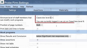 11.30 Control Risk Assessment