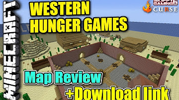 Minecraft PS3 - WESTERN HUNGER GAMES - Map Review + Download link ( PS4 )