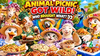 ANIMAL PICNIC! 😂 You Won’t Believe What They Brought.
