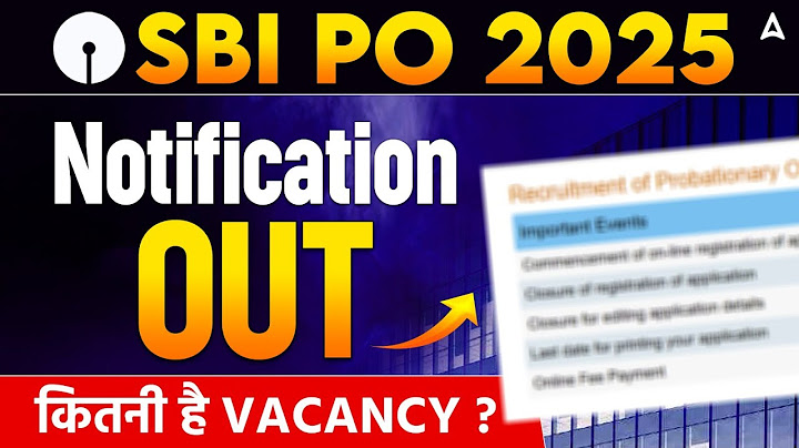 SBI PO 2025 Notification | SBI PO Notification 2025 | SBI PO 2025 | Adda247
