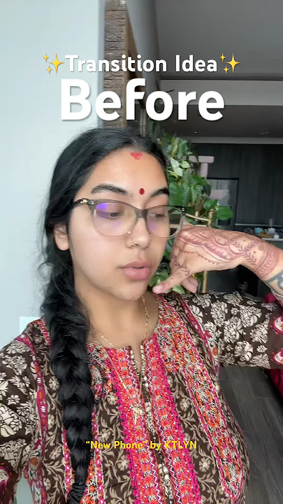 Transition Idea✨ #makeup #beforeandafter #transition #transformation #desi #makeuplook #indian