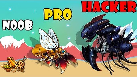 NOOB vs PRO vs HACKER - Insect Evolution Part 562 | Satisfying Games (Android,iOS)