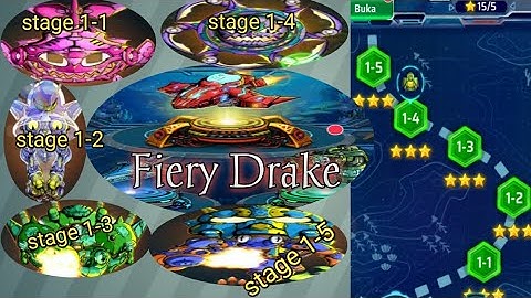 Atlantis - Alien Space Shooter || Fiery Drake Stage 1/1 --- 1/5 || Android Gameplay