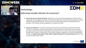 Defining a methodology to assess the Code of Practice, #EDMOWeek, Day 3, morning session