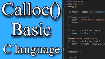 C programming tutorial: Everything about calloc function for dynamic memory allocation