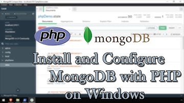Install and Configure MongoDB with PHP on Windows