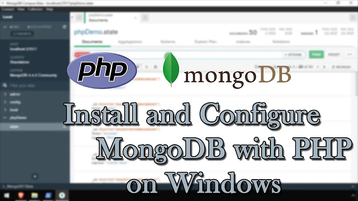 Install and Configure MongoDB with PHP on Windows