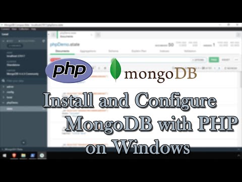 Install and Configure MongoDB with PHP on Windows