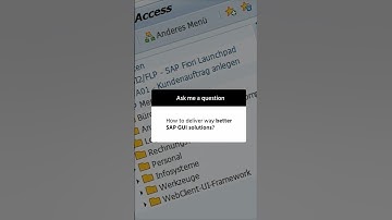 How to deliver better SAP GUI solutions?