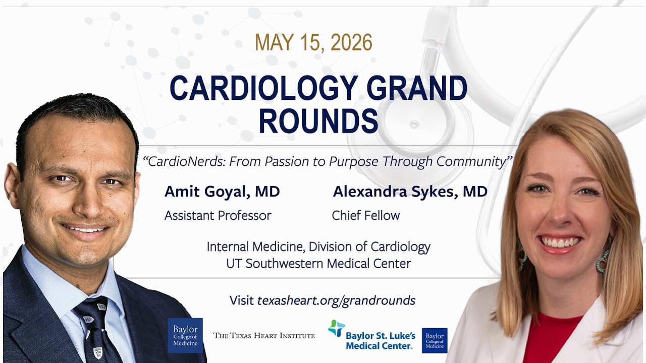 Thumbnail for Amit Goyal, M.D. and Alexandra Sykes, M.D. | CardioNerds: From Passion to Purpose Through Community