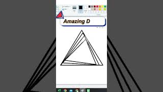 Celebrity Triangle Design In MS Paint || paint Designing #shorts #trending #microsoft #paint #ytshort #viral Net Worth