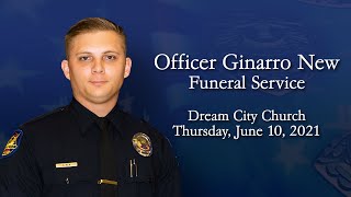 Funeral Service for Phoenix Police Officer Ginarro New