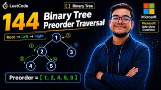 Preorder Traversal of Binary Tree | Leetcode 144 - Bangla