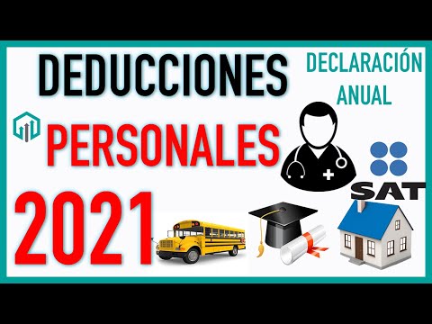 Deducciones Personales para 2021 | Declaración Anual 2020