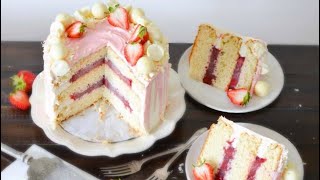 #vlogs Strawberry cake without oven simple and easy must try delicious ?#recipes #youtube