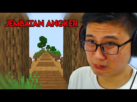 AKU MENYEBRANGI JEMBATAN ANGKER MINECRAFT!!!