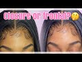 Step by step on how to make your closure look like a frontal ft Elva hair