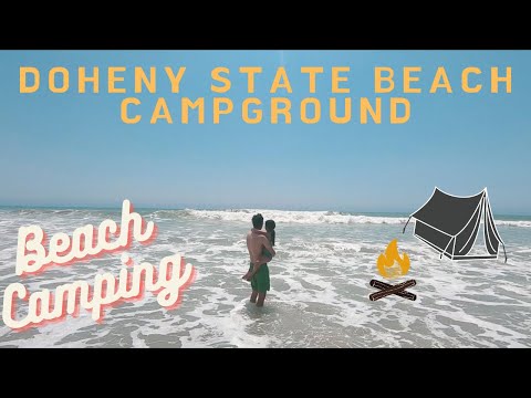 Video: Doheny State Beach Camping - Oceanfront ở Dana Point CA