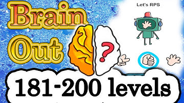 BRAIN OUT 181 - 200 level walkthrough