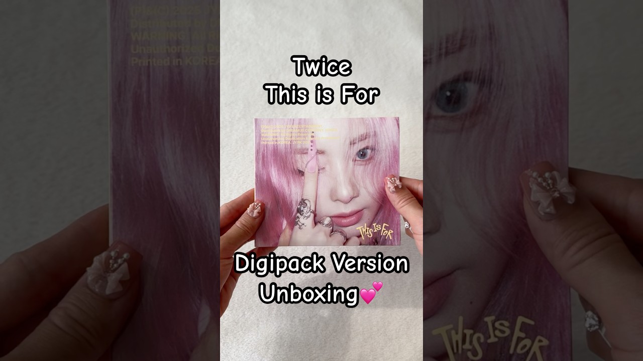 Twice This is For - Digipack Tzuyu Version Album Unboxing💕… 