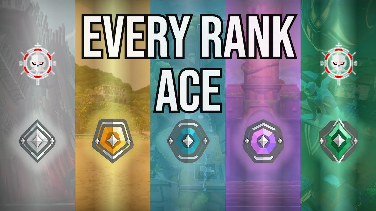 My Best Aces from EVERY Rank in VALORANT (That I've played in) - YouTube