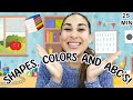 Shapes colors abcs and more all in spanish with miss nenna the engineer  spanish for minis