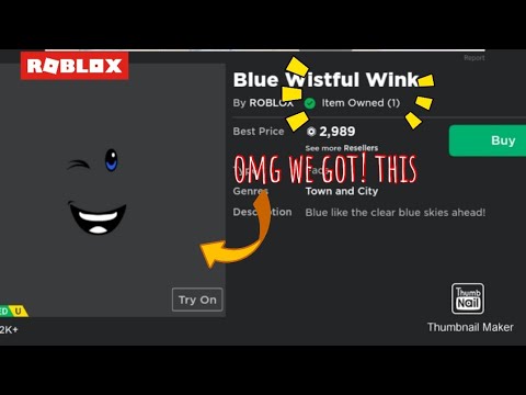 Nothing To Something Trading Series We Got Blue Wistful Wink Youtube - blue wistful wink roblox