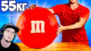 ПРИГОТОВИЛИ ОГРОМНЫЙ M&M'S ВЕСОМ 55 КИЛОГРАММ ► VANZAI ( Ванзай ) | Реакция