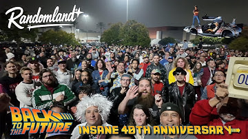 Back to the Future 40th Anniversary Was INSANE! Twin Pines Mall & Hill Valley Come Alive
