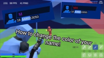 How to Change the Color of your name in 1v1.lol!!