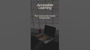 Accessible Learning