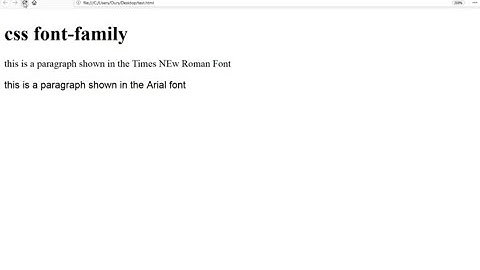 Css font- family lesson:14(part-2)