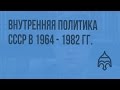 Внутренняя политика СССР в 1964 - 1982 гг. Видеоурок по истории России 11 класс