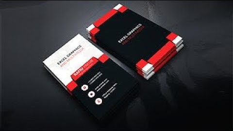 Create Vertical Business Card in Adobe Photoshop cc Tutorial