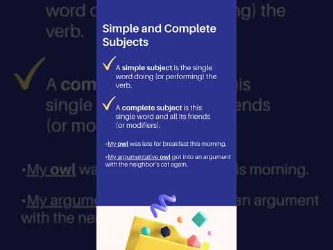 Simple vs. Complete