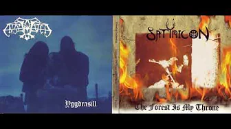 Satyricon / Enslaved- The Forest Is My Throne / Yggdrasill (Split 1995) Satyricon / Enslaved- The Forest Is My Throne / Yggdrasill (Split 1995)