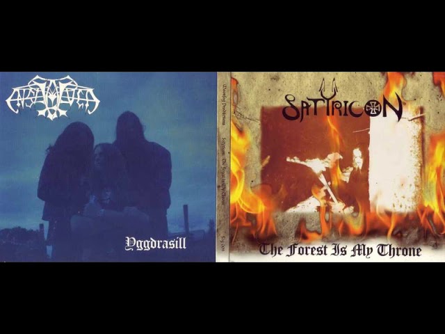 Satyricon / Enslaved- The Forest Is My Throne / Yggdrasill (Split 1995) 